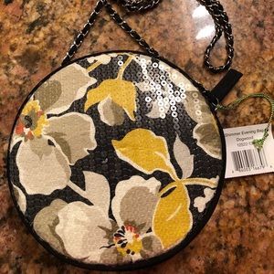 Beautiful Vera Bradley shimmer evening bag NWTS